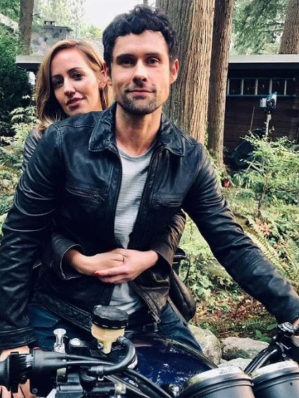 Dan Brady Virgin River S04 Black Leather Jacket
