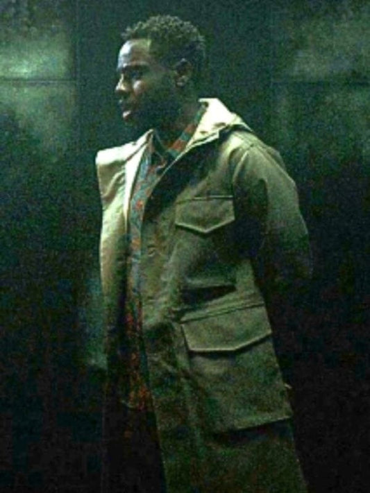 Dark Matter S01 Dayo Okeniyi Hooded Coat Dark Matter S01 Dayo Okeniyi Hooded Coat