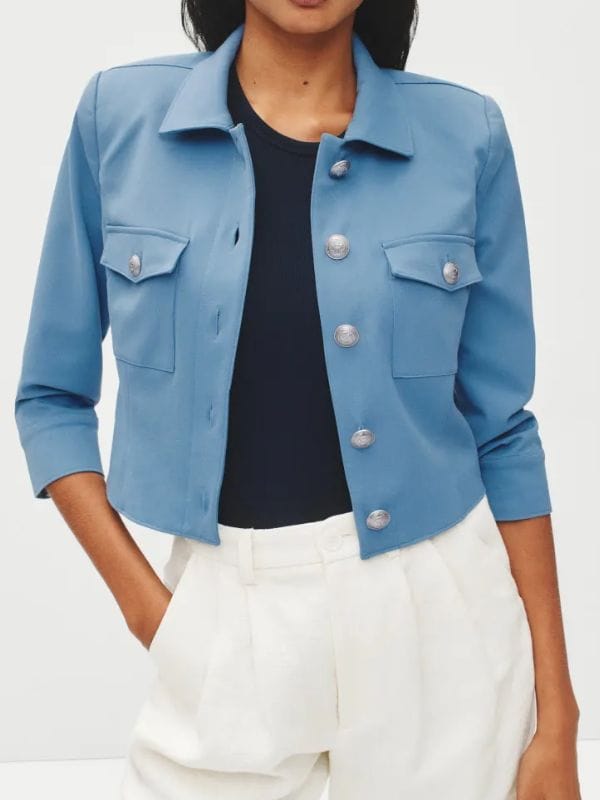 Darlene Rodriguez Kumi Cropped Fitted Jacket