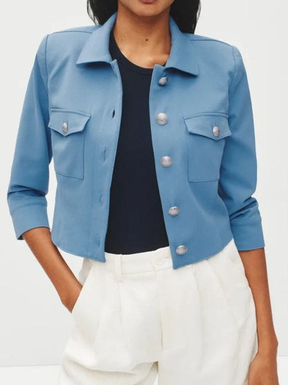 Darlene Rodriguez Kumi Cropped Fitted Jacket