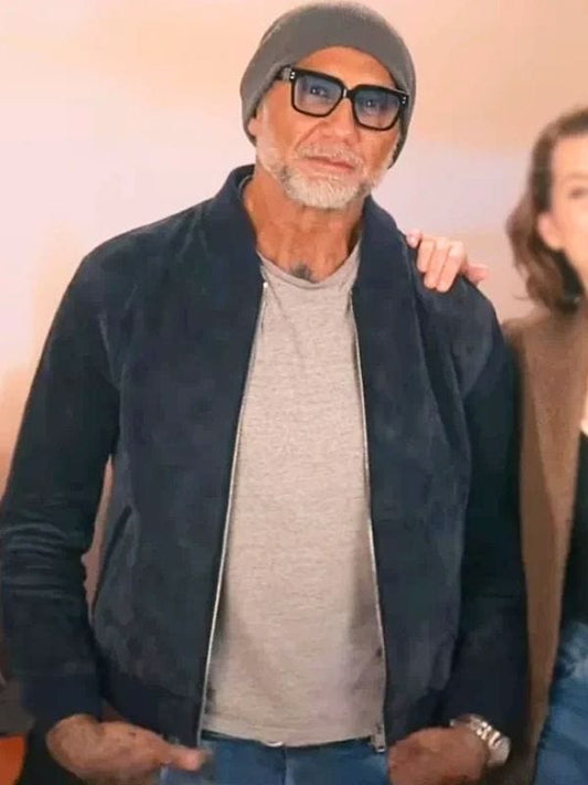 Dave Bautista In the Lost Lands 2025 Bomber Jacket Blue