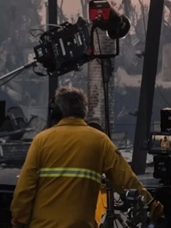 David Muir Fire Jacket Yellow