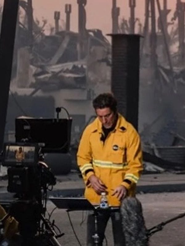 David Muir Fire Jacket Yellow