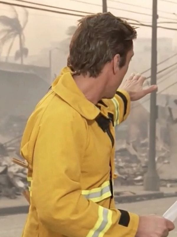 David Muir Fire Jacket Yellow