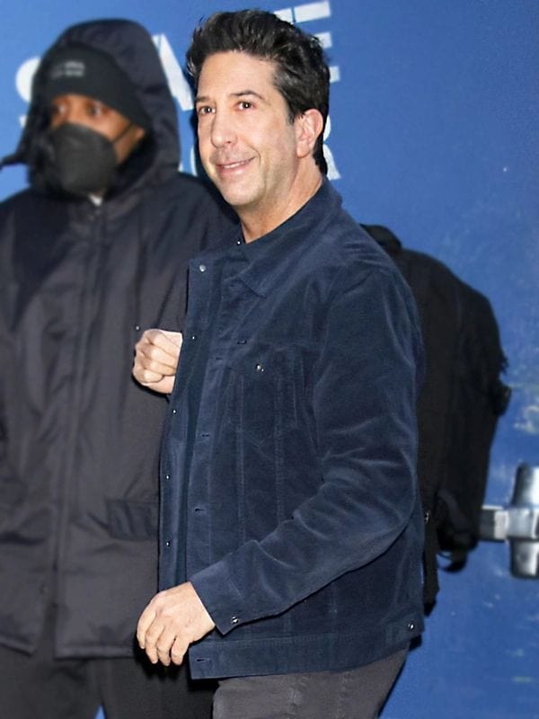 David Schwimmer Good Morning America Show Jacket Blue