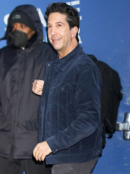 David Schwimmer Good Morning America Show Jacket Blue