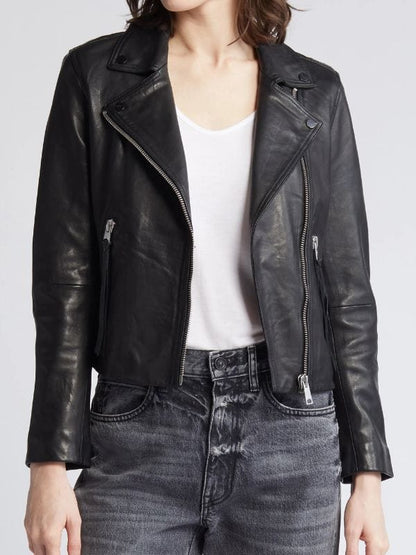 Days Of Our Lives 2025 Jada Hunter Leather Biker Jacket