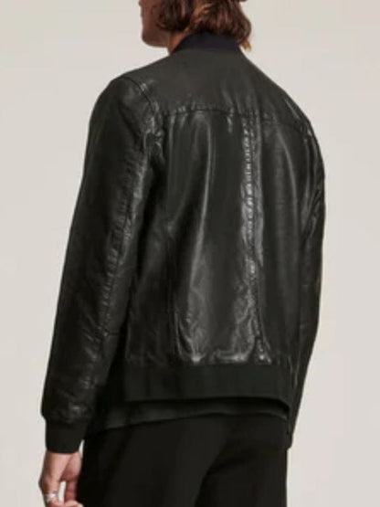 Days Of Our Lives Doug Williams III Leather Bomber Jacket