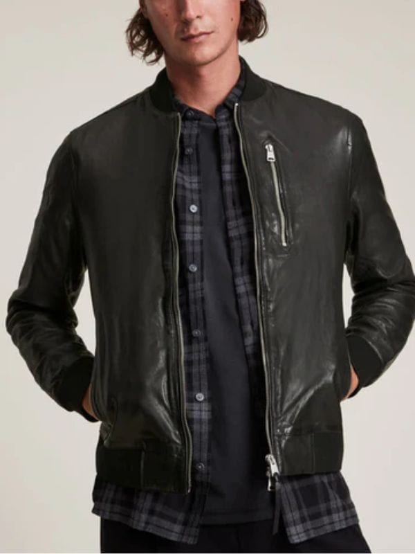 Days Of Our Lives Doug Williams III Leather Bomber Jacket