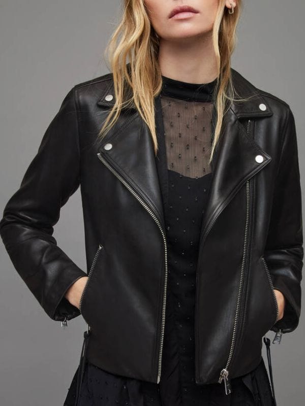 Days Of Our Lives Gabi Hernandez Black Biker Jacket