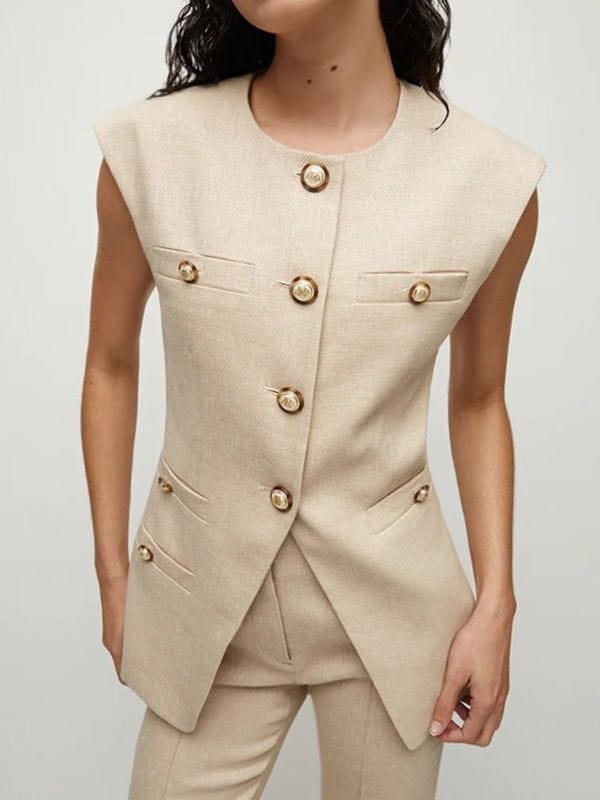 Days Of Our Lives Maggie Horton Beige Vest