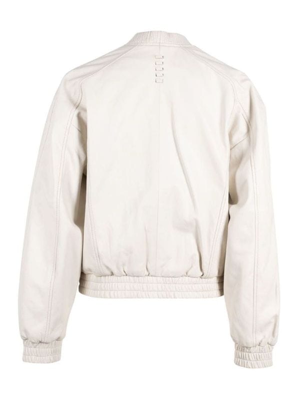 Days Of Our Lives Sophia Choi Off White Leather Jacket Days Of Our Lives Sophia Choi Off White Leather Jacket