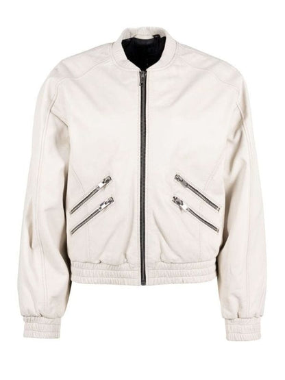 Days Of Our Lives Sophia Choi Off White Leather Jacket Days Of Our Lives Sophia Choi Off White Leather Jacket