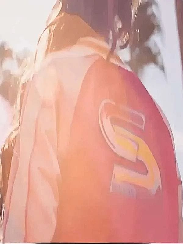 Demi Moore The Substance Pink Bomber Jacket Demi Moore The Substance Pink Bomber Jacket