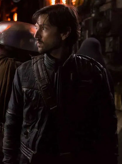 Diego Luna Andor S02 Leather Jacket