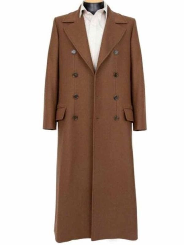 Doctor Who 10th Doctor Brown Trench Coat Doctor Who 10th Doctor Brown Trench Coat