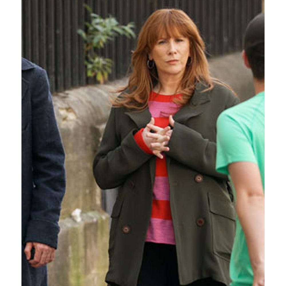 Doctor Who S14 Catherine Tate Green Coat