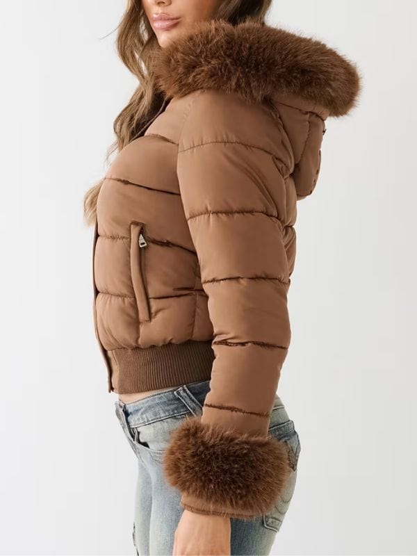 Dope Thief 2025 Liz Caribel Sierra Brown Puffer Jacket Dope Thief 2025 Liz Caribel Sierra Brown Puffer Jacket