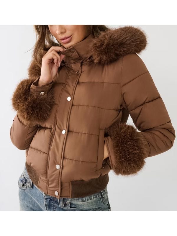 Dope Thief 2025 Liz Caribel Sierra Brown Puffer Jacket Dope Thief 2025 Liz Caribel Sierra Brown Puffer Jacket