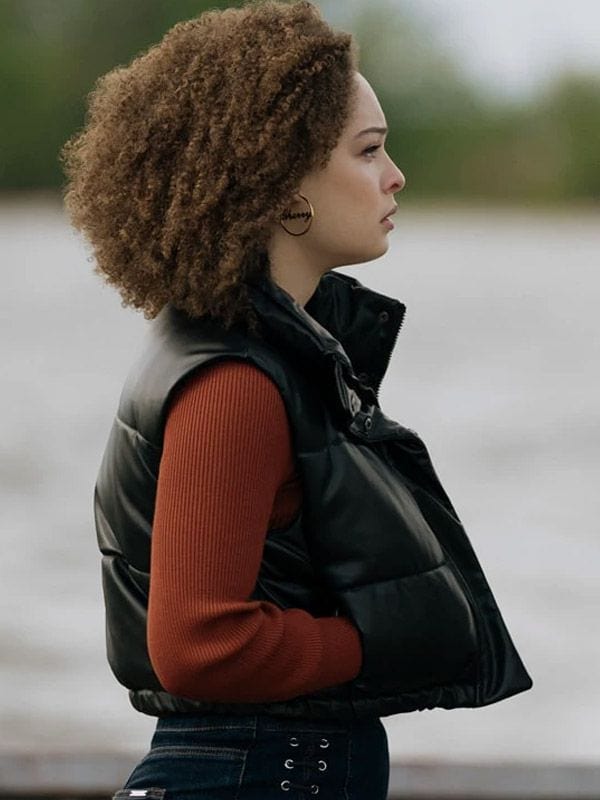 Dope Thief S01 Liz Caribel Sierra Leather Puffer Vest Dope Thief S01 Liz Caribel Sierra Leather Puffer Vest