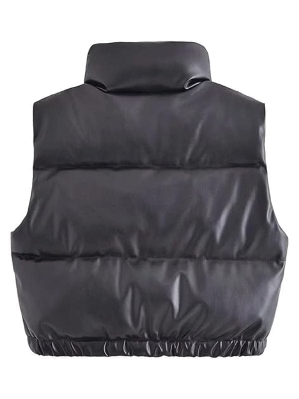 Dope Thief S01 Liz Caribel Sierra Leather Puffer Vest Dope Thief S01 Liz Caribel Sierra Leather Puffer Vest