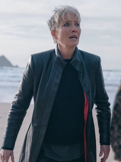 Down Cemetery Road Emma Thompson Black Coat