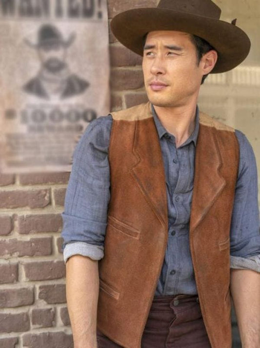 Dr. Ben Song Quantum Leap Brown Suede Vest