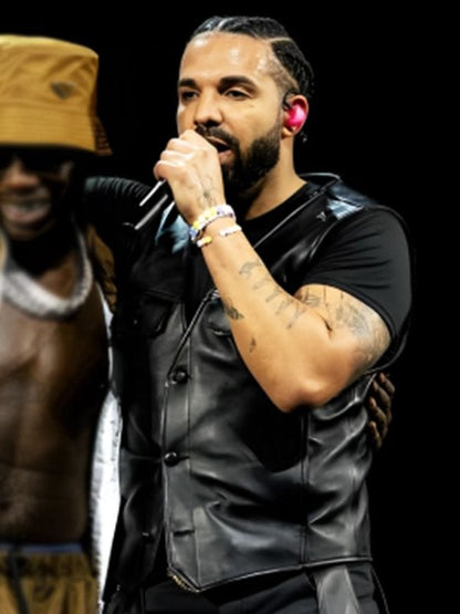 Drake Wireless Festival 2025 Black Vest
