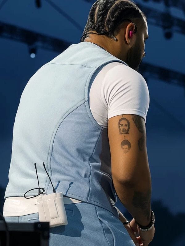 Drake Wireless Festival London 2025 Vest Light Blue