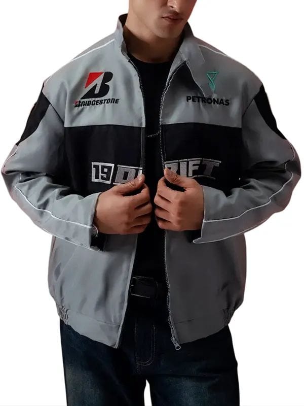 Unisex DRIFT Grey Racer Jacket