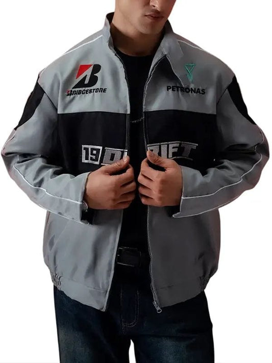 Unisex DRIFT Grey Racer Jacket