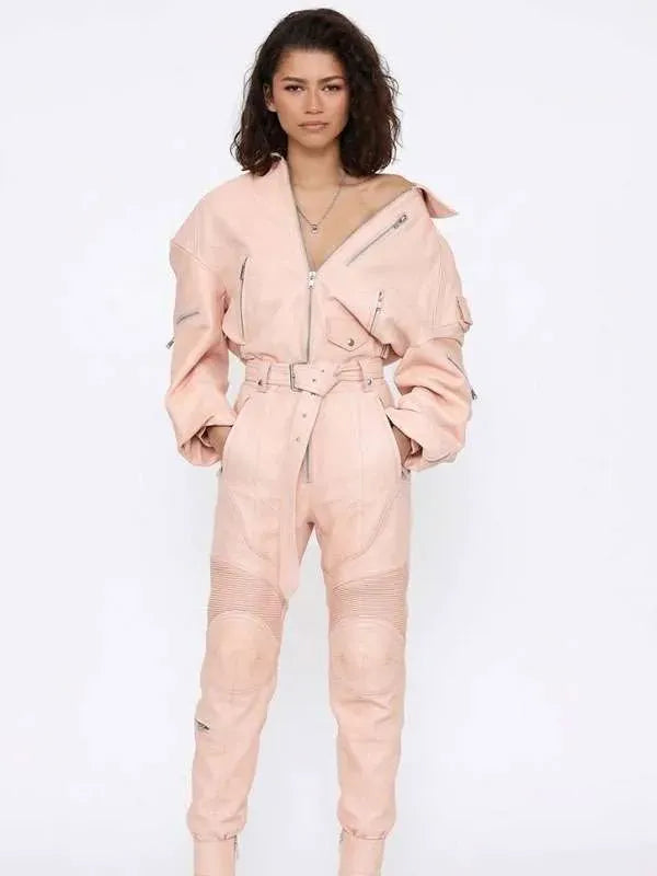 Dune Part Two Zendaya Leather Jumpsuit