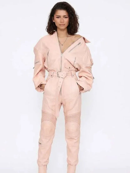 Dune Part Two Zendaya Leather Jumpsuit