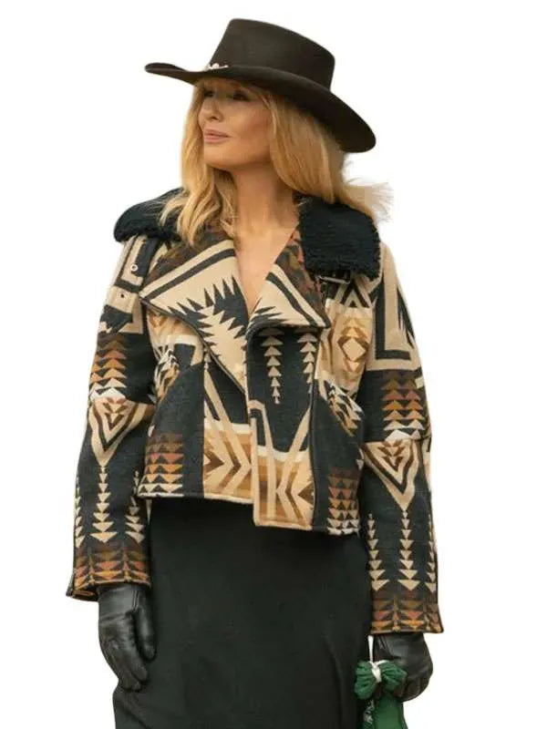 Dutton Ranch Beth Dutton Aztec Print Jacket