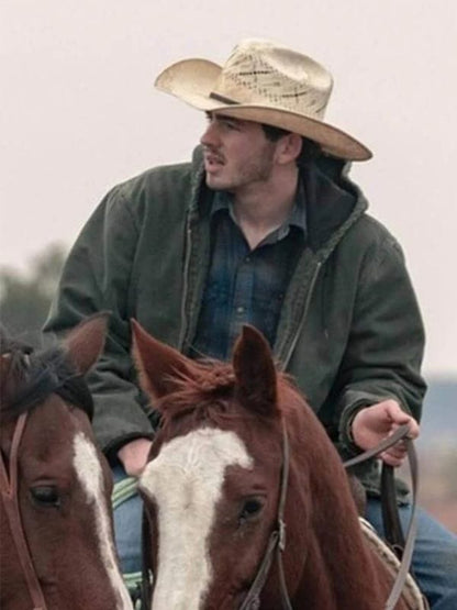 Dutton Ranch S01 Carter’s Green Hooded Jacket