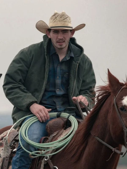 Dutton Ranch S01 Carter’s Green Hooded Jacket