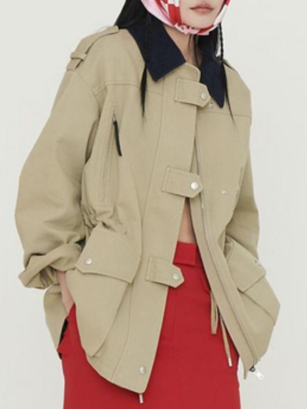 Dynamite Kiss S01 Ahn Eun-jin Beige Jacket