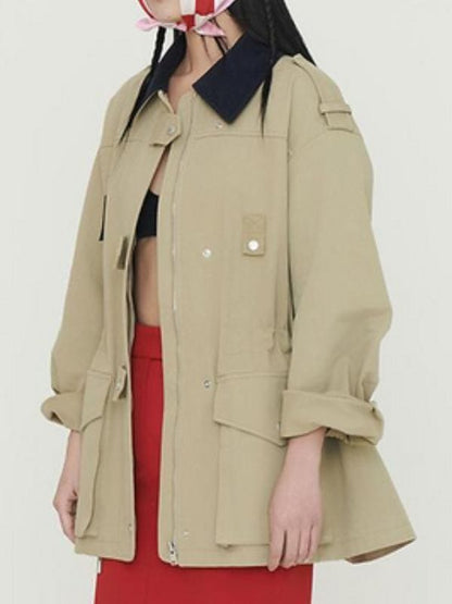 Dynamite Kiss S01 Ahn Eun-jin Beige Jacket