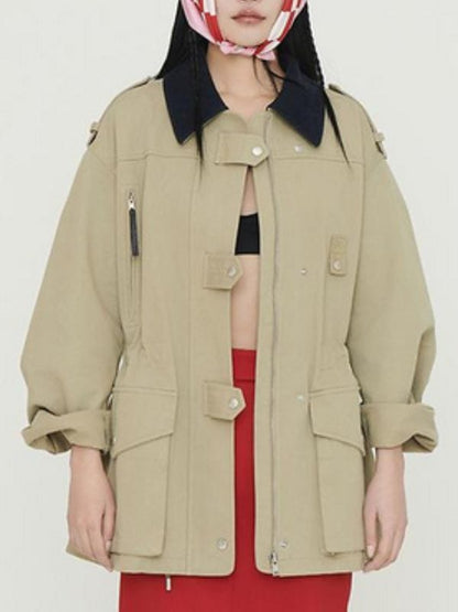Dynamite Kiss S01 Ahn Eun-jin Beige Jacket