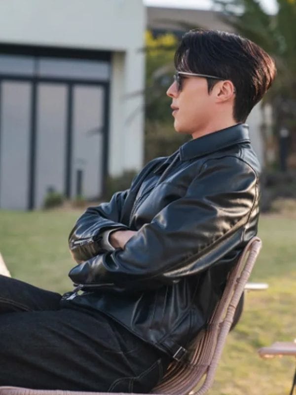Dynamite Kiss S01 Jang Ki-Yong Leather Jacket Black