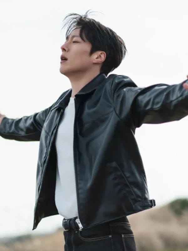 Dynamite Kiss S01 Jang Ki-Yong Leather Jacket Black