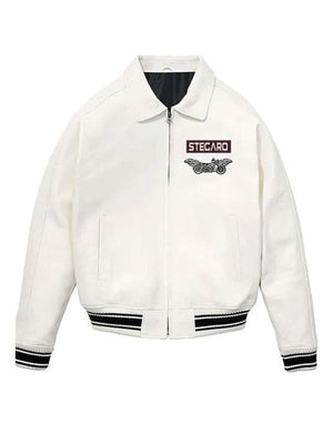 Eagle Wings Harley Bike Jacket White