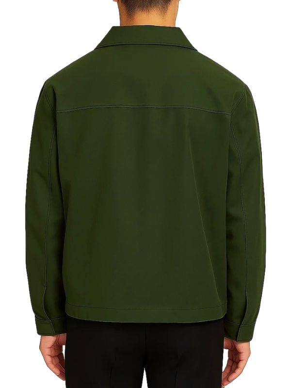 Eanie Meanie Karl Glusman Green Jacket