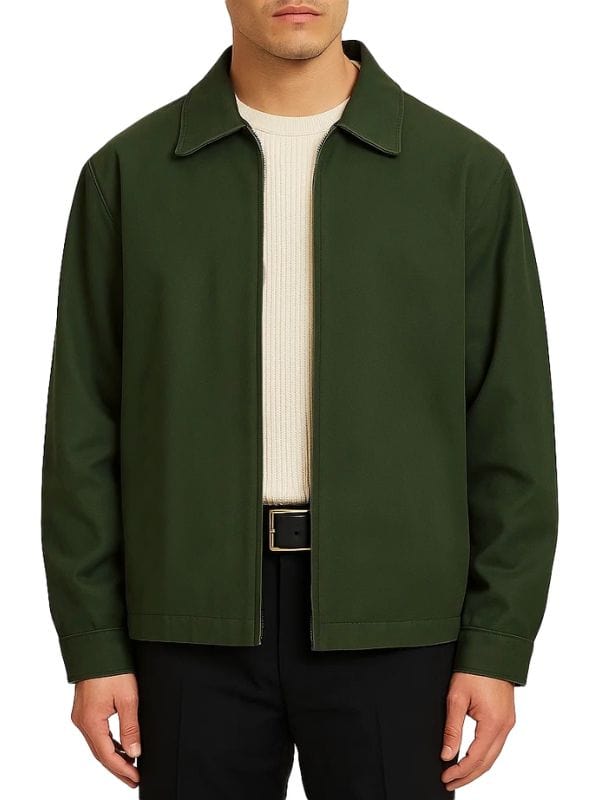Eanie Meanie Karl Glusman Green Jacket