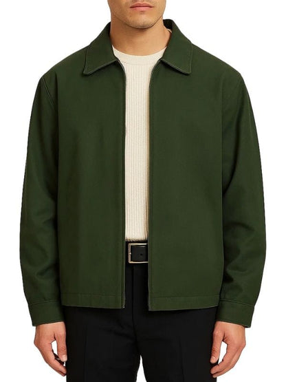 Eanie Meanie Karl Glusman Green Jacket