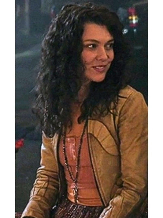 Earth Abides S01 Victoria Morgan Leather Jacket Earth Abides S01 Victoria Morgan Leather Jacket Brown