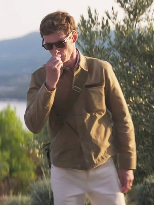 Eddie Redmayne The Day Of The Jackal S01 Cotton Jacket Eddie Redmayne The Day Of The Jackal S01 Cotton Jacket