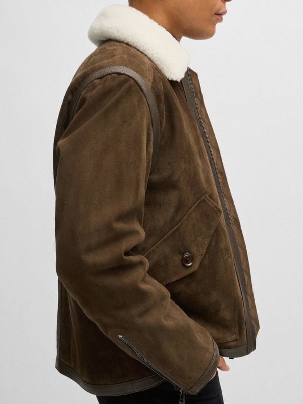 Elsbeth S02 Hayward Leach Brown Suede Jacket