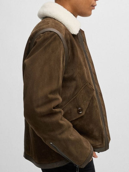 Elsbeth S02 Hayward Leach Brown Suede Jacket