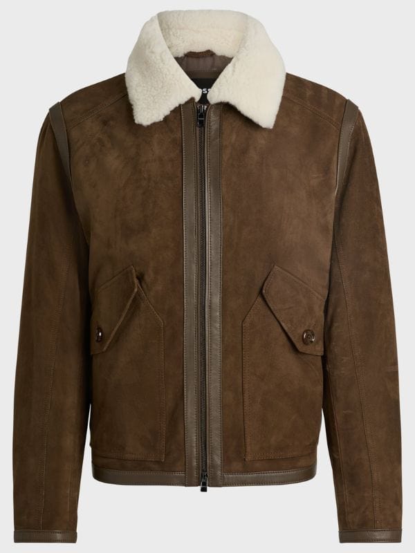 Elsbeth S02 Hayward Leach Brown Suede Jacket